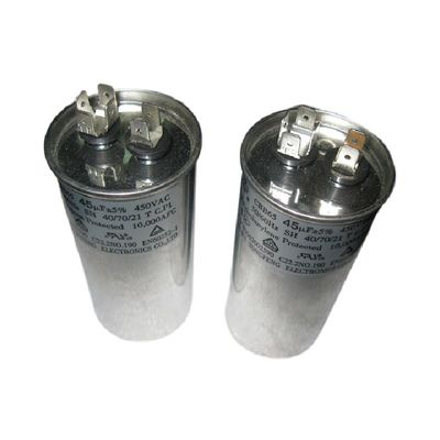خازن‌های راه‌اندازی موتور AC 20-80Uf خازن‌های ضد انفجار یک‌بار بیضی برای فیلتر خروجی