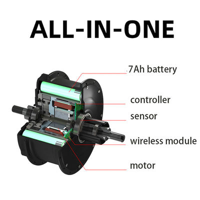 موتور AC بدون برس DC 100W-500W Torque Sensing Folding Motor دوچرخه