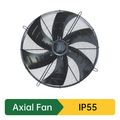 فن محوری الکتریکی با سطح سر و صدا 50-70dB A و الزامات نگهداری کم
